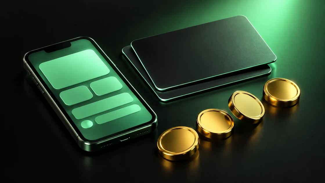 Betninja cashier: cards, phone and coins